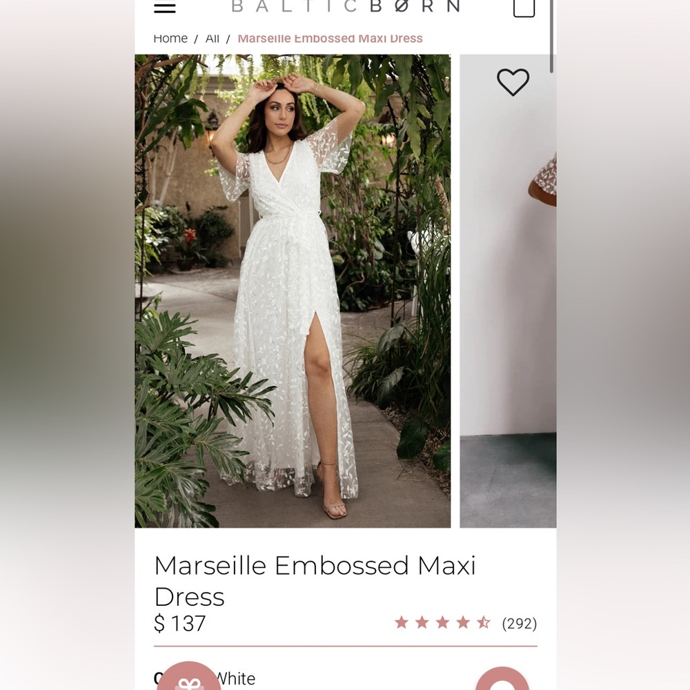 White dress